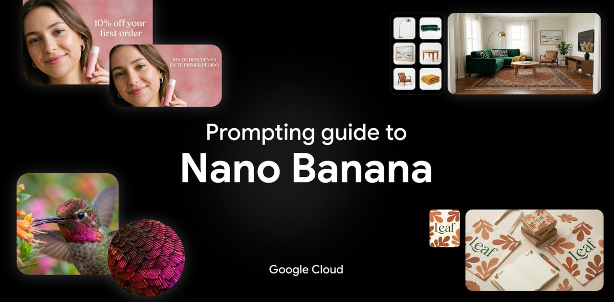 关键词在图像生成中已经不再奏效了。 Google 刚刚解释了原因。 他们全新的 Nano Banana 提示词指南改变了你对图像提示词的思考方式。 核心转变很简单。 停止罗列关键…