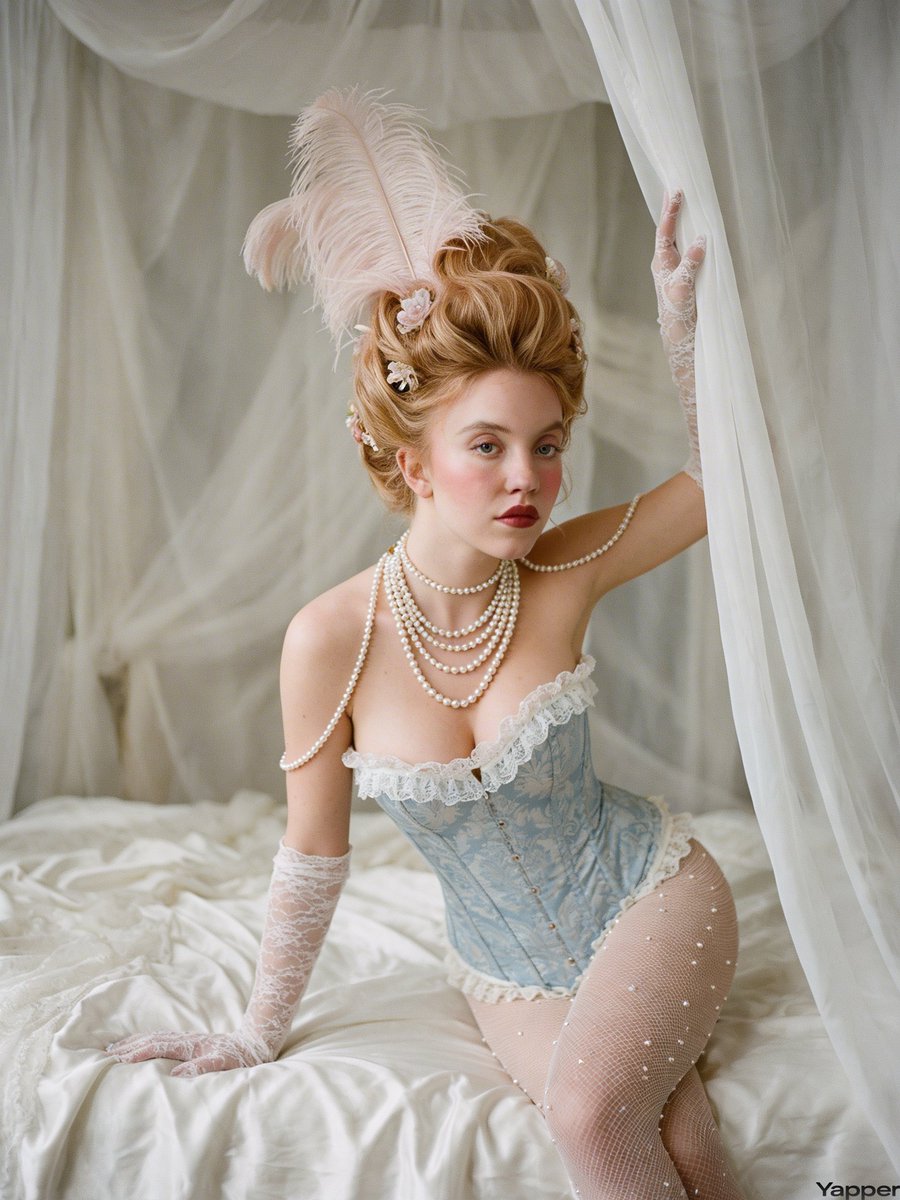 { "image_generation_prompt": { "subject": { "description": "一位与 Sydney Sweeney…