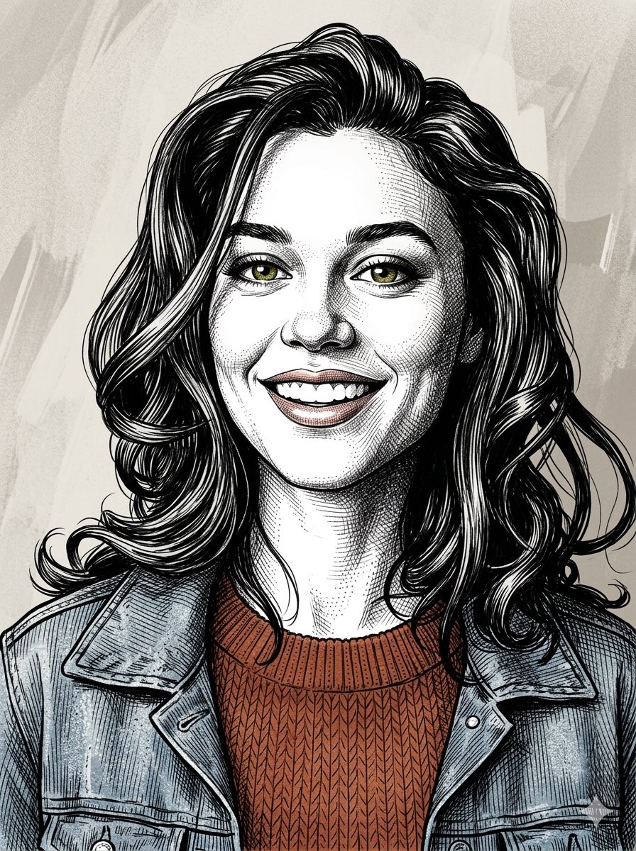 将你的图片变成清晰的钢笔插画艺术 ✨ 使用 Gemini Nano Banana Pro 2.0 🍌 @NanoBanana 提示词 ⤵️ 以上传的照片为起点…