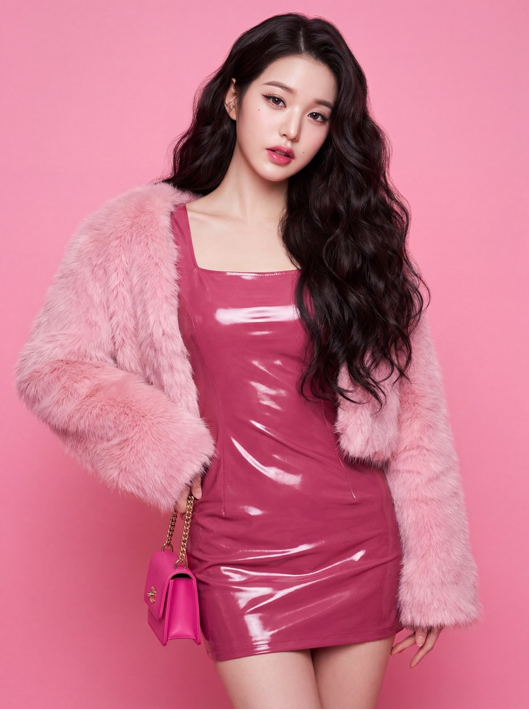 蓝色、粉色，还是红色？ Yujin Wonyoung Liz IVE Nano Banana Pro via @Hailuo_AI Yujin { "prompt": "ultr…