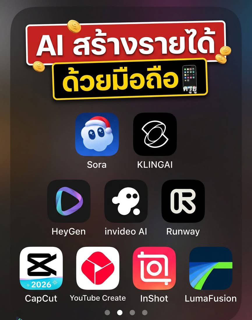 💰 用 AI 赚钱的公式（仅需一部手机） AI 通过文字生成视频 只需输入提示词（Prompt） AI 即可立即生成视频 可用于 • YouTube 视频 • TikTok 视频…