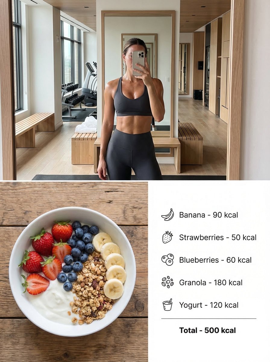 { "Objective": "Create a modern lifestyle split composition poster combining a…