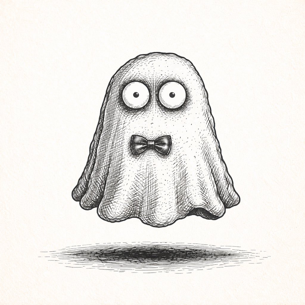 一幅充满奇思妙想、高对比度的黑白钢笔插画，主体为[MAIN SUBJECT, e.g., a fluffy owl / a clunky retro toaster]。角色拥有大…