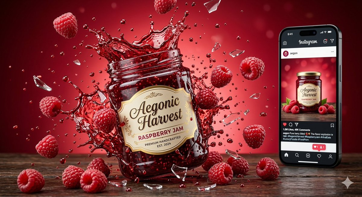 { "image_generation_prompt": { "product": { "type": "Jam jar", "flavor": "Raspb…