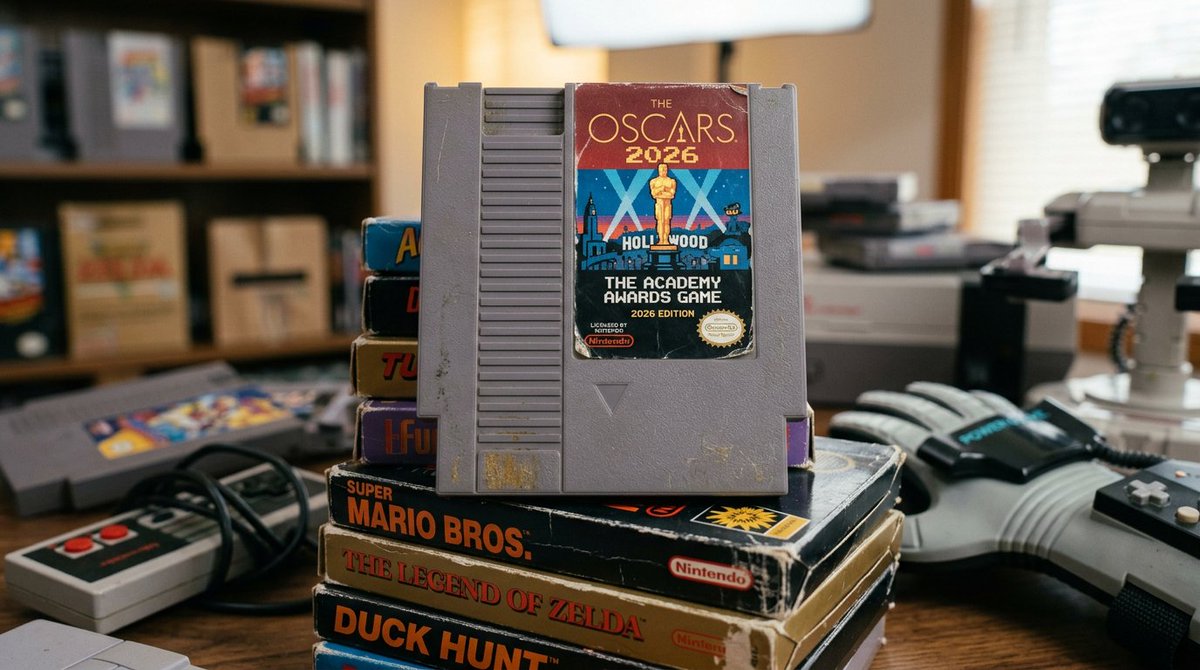 Toshi 的提示分享： 经典 NES 卡带！🎮🖤✨ 创作经典 NES 游戏卡带的超写实产品摄影作品！ 将占位符替换为你自己的想法，并在你选择的 AI 工具中进行微调。我使用的是…