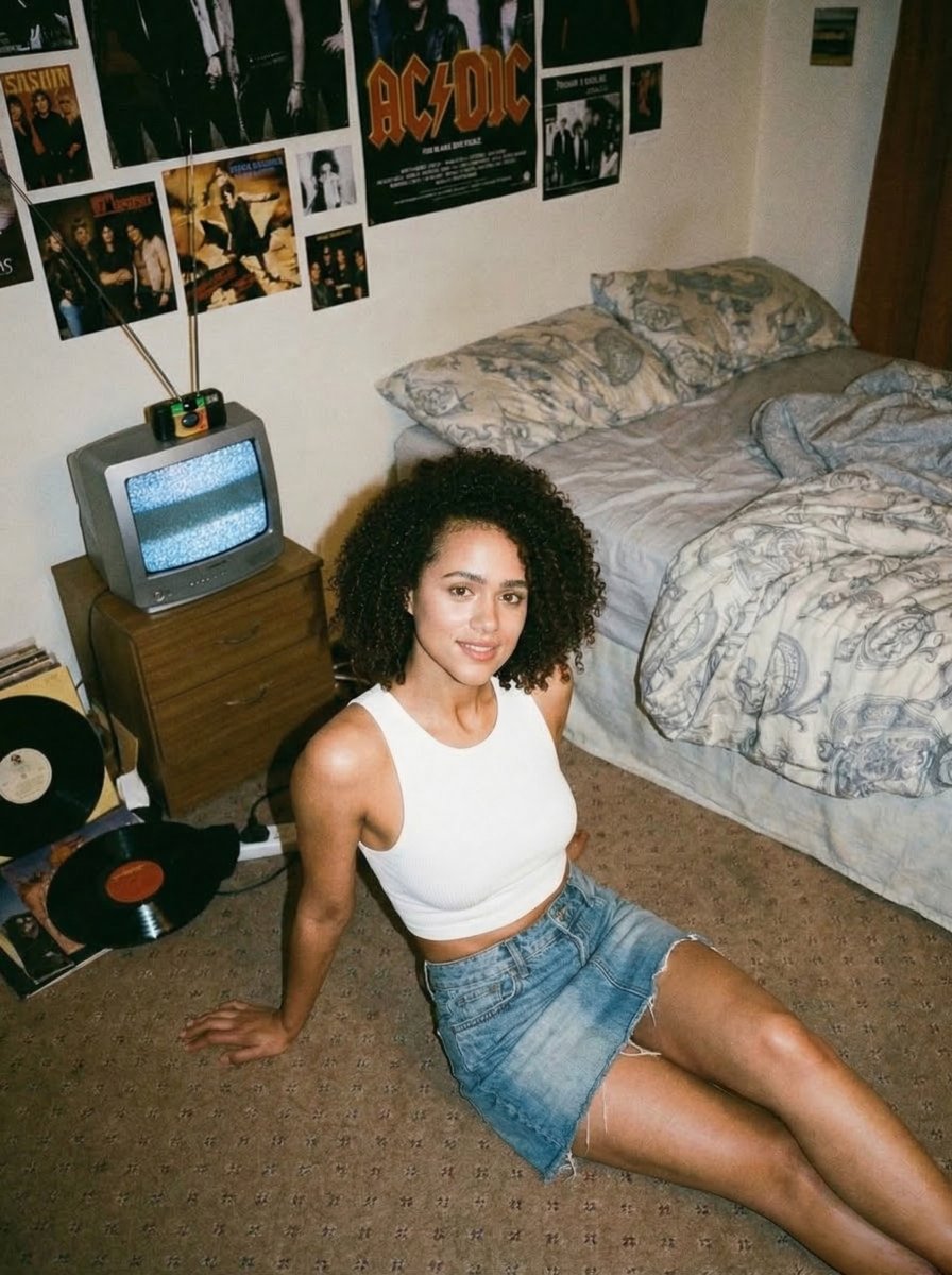{ "image_generation_prompt": { "subject": { "description": "年轻女性,与 Nathalie Emmanuel 高度相似…
