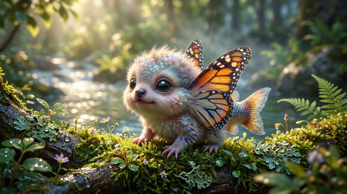 Toshi 的提示分享： 混合生物！🐾✨🌿 两种动物在超写实特写肖像中的逼真融合！ 替换两个占位符以获得不同的动物。 在你选择的 AI 工具中进行调整，我使用的是 @AdobeF…