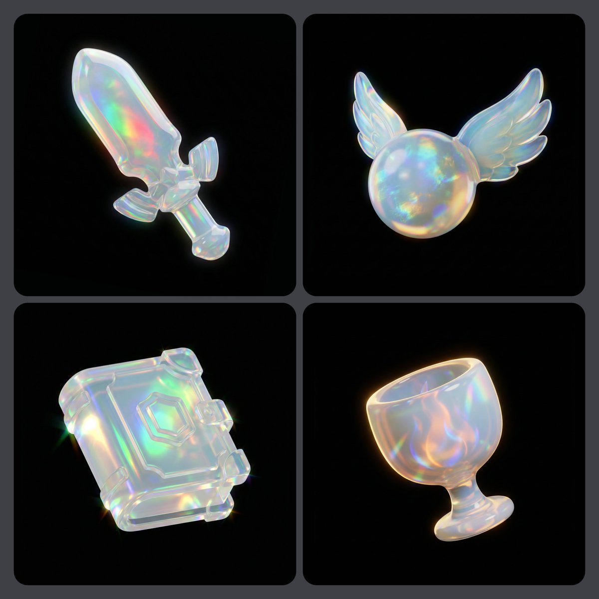 漂浮的 [OBJECT]，Q版（chibi）风格3D图标，简化且可爱的比例，清晰可辨的物体造型，干净的产品轮廓，柔和圆润的几何造型，紧凑形态，略微夸张的比例，图标化设计，整体由精…