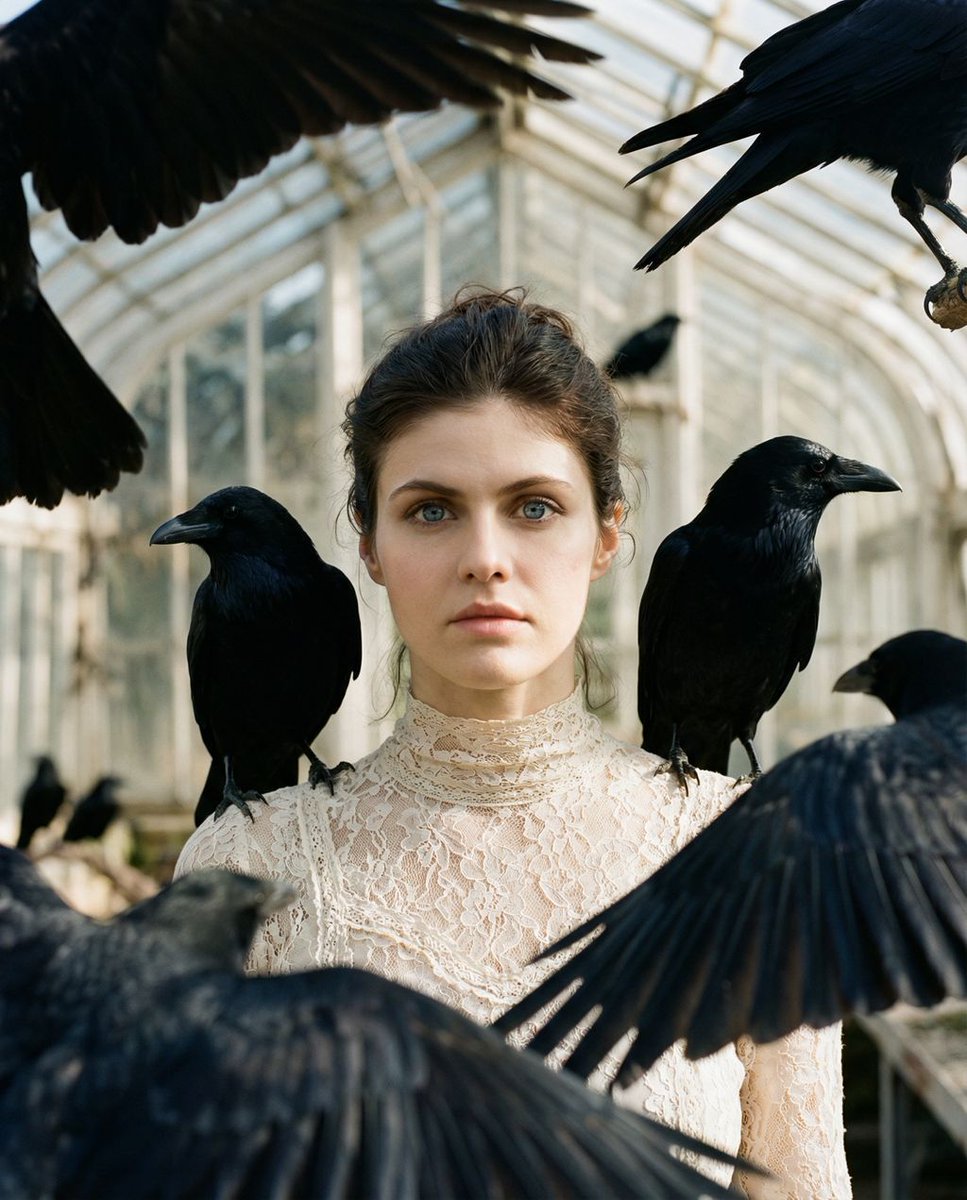 { "vibe_title_en": "Ornithological Baroque（鸟类学巴洛克）", "master_prompt": "一张超写实的特写肖像，画面紧紧框住置…