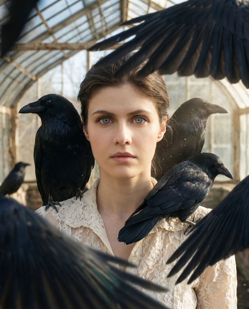 { "vibe_title_en": "Ornithological Baroque（鸟类学巴洛克）", "master_prompt": "一张超写实的特写肖像，画面紧紧框住置…