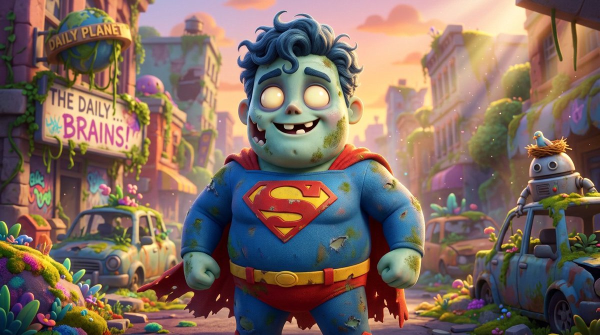 Toshi 的提示分享： 3D 僵尸！🧟‍♂️😍✨ 把僵尸变成可爱的 protagonist（主角）！ 把你自己的角色替换占位符 [theme]，然后在你选择的 AI 工具中微调…