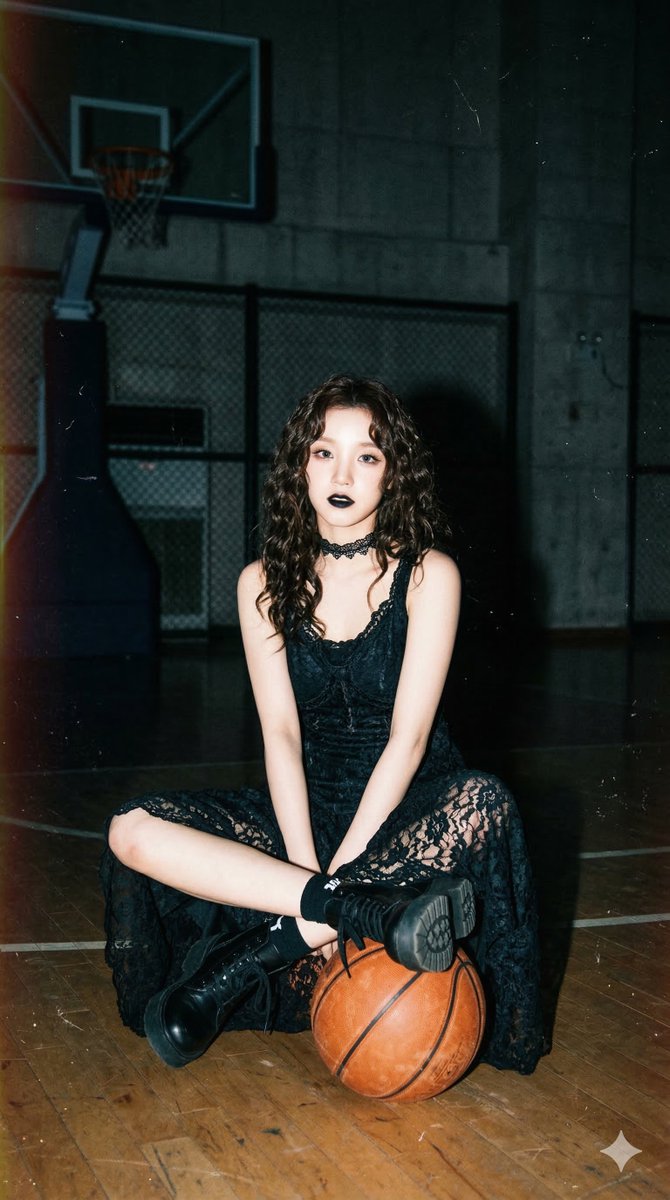 球场上的暗黑女王 🏀 Minnie Yuqi Soyeon I-DLE Nano Banana 2 via Gemini { "prompt": "an image featur…