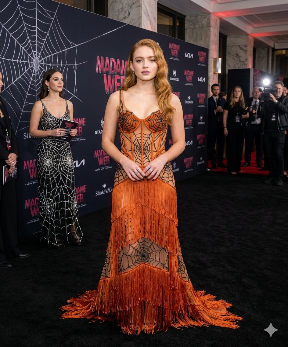 { "file_metadata": { "subject": "Sadie Sink（萨迪·辛克）", "event": "Madame Web Premiere（《蜘蛛夫人》…
