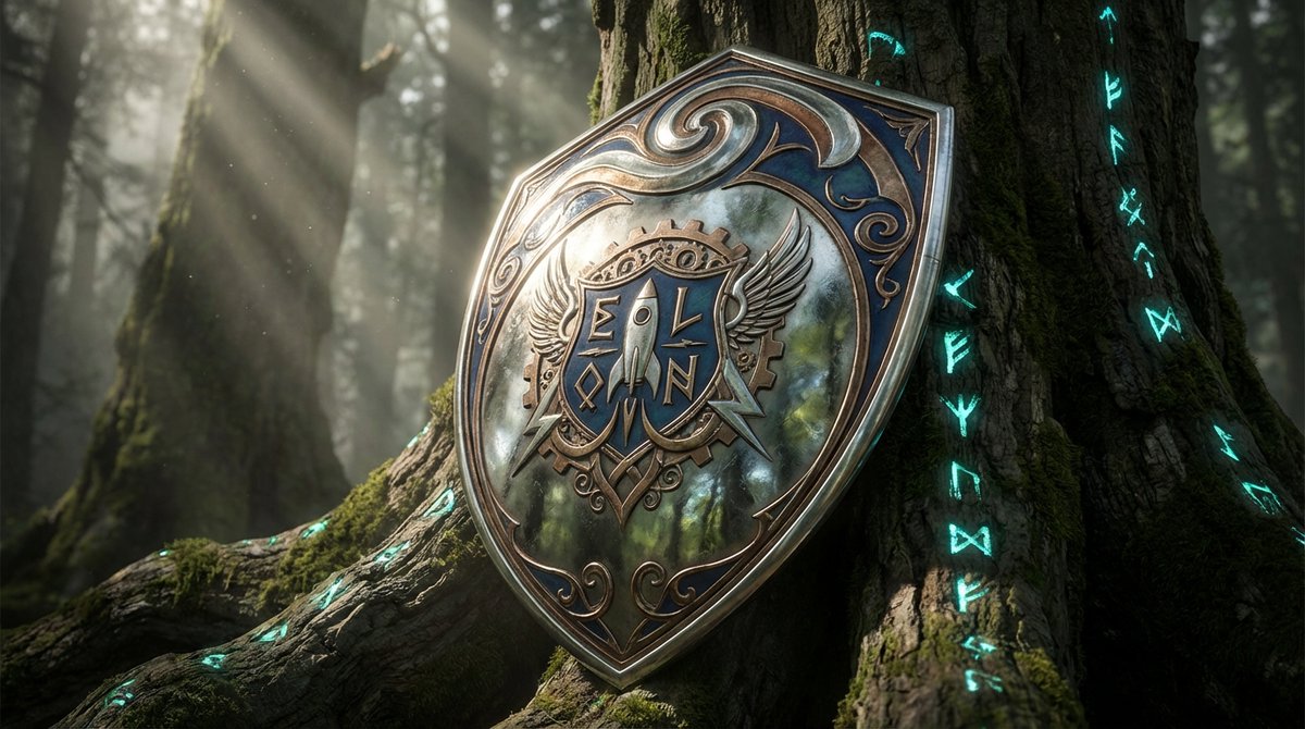 Toshi 的提示分享： 精灵族纹章盾牌！🛡️🌲✨ 精灵传奇纹章！ 请替换占位符并在您选择的 AI 工具中进行调整，我使用的是 @AdobeFirefly 中…