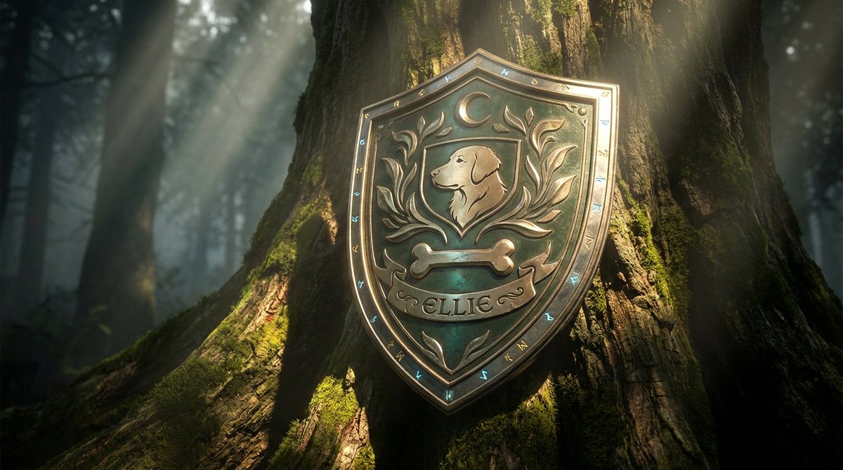 Toshi 的提示分享： 精灵族纹章盾牌！🛡️🌲✨ 精灵传奇纹章！ 请替换占位符并在您选择的 AI 工具中进行调整，我使用的是 @AdobeFirefly 中的 nano Ban…