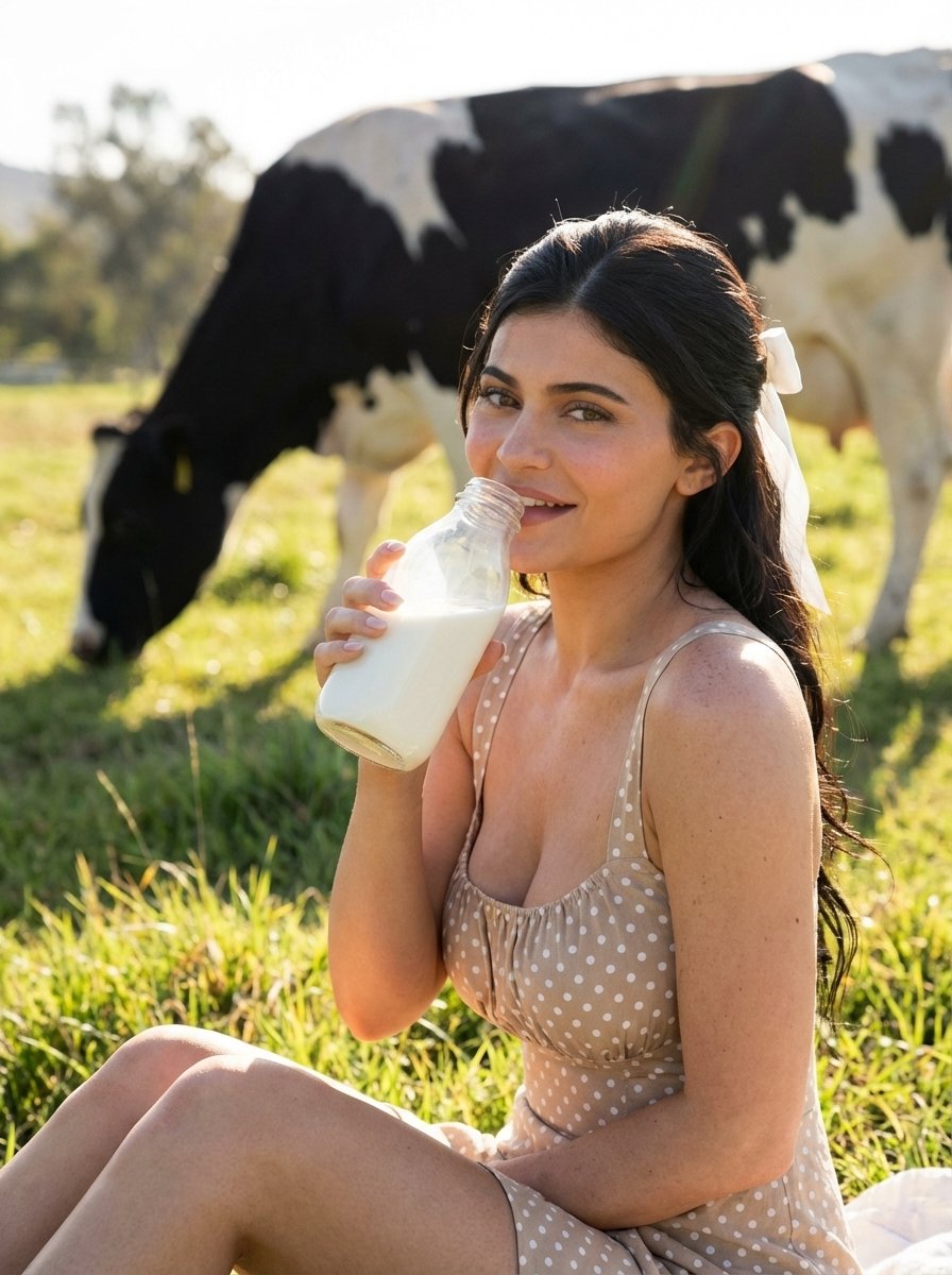 { "image_generation_prompt": { "subject": { "description": "Young woman sitting in a sunl…