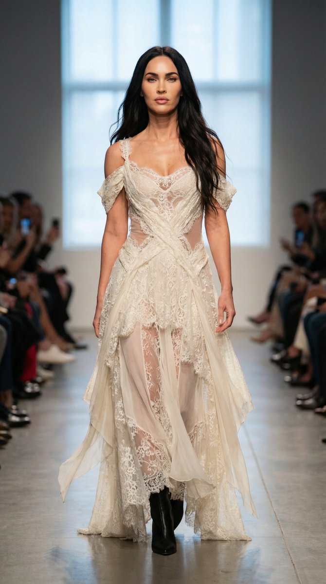 { "image_generation_prompt": { "subject": { "description": "fashion model walking forward…