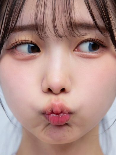微距拍摄,嘟嘴,眼睛看向一旁,柔软的皮肤纹理 https://t.co/r3HPlhZtKD