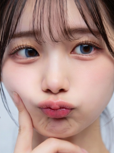 微距拍摄,嘟嘴,眼睛看向一旁,柔软的皮肤纹理 https://t.co/r3HPlhZtKD