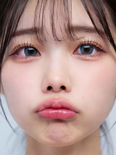 微距拍摄,嘟嘴,眼睛看向一旁,柔软的皮肤纹理 https://t.co/r3HPlhZtKD