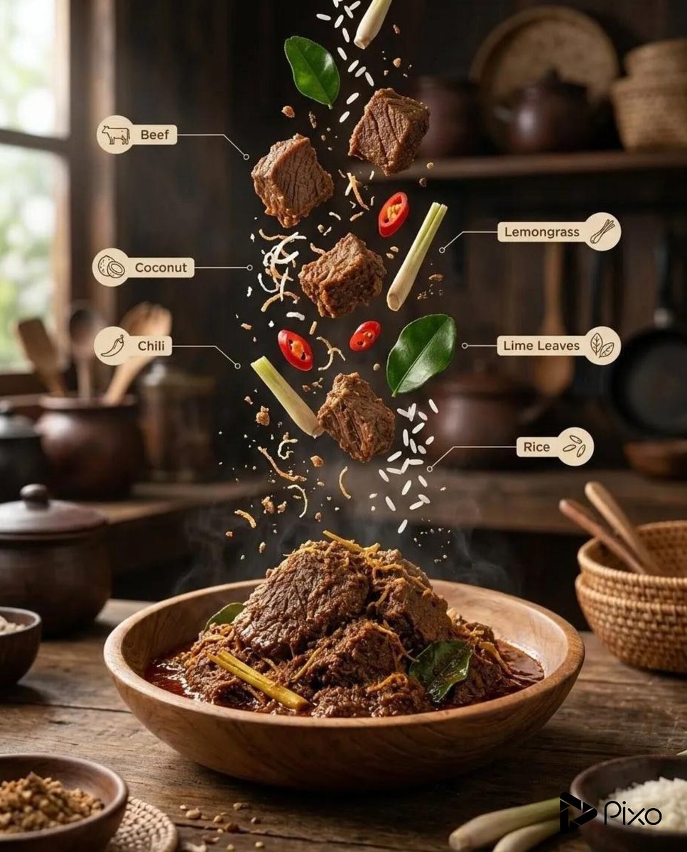 { "Objective": "在温馨质朴的厨房环境中,创建一个电影级的高端美食广告场景,食材动态运动,质感丰富、超逼真", "DishOptions": [ "Beef cur…