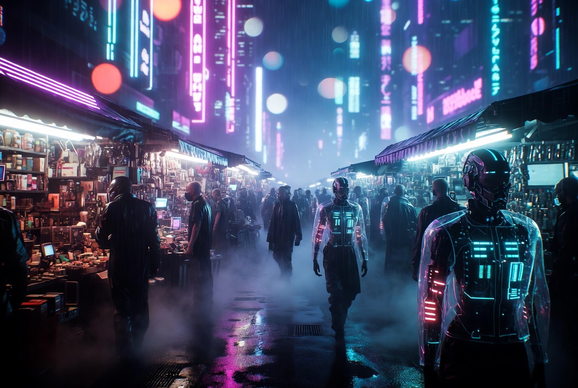 风格 Grok 提示分享:CYBERPUNK NEON NOIR(赛博朋克霓虹黑色电影风格) ⚡ 银翼杀手氛围,随叫随到。每。一次。 这是你的赛博朋克霓虹黑色电影风格块,专为 G…