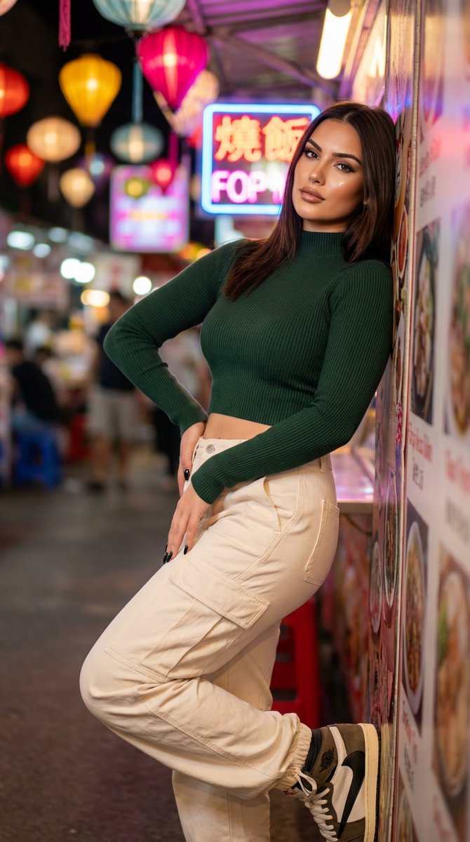 { "image_type": "网红美学 / 柔光魅力妆 (Soft Glam)", "shot": "刻意摆姿 / 美学背景下的身材展示", "shot_…