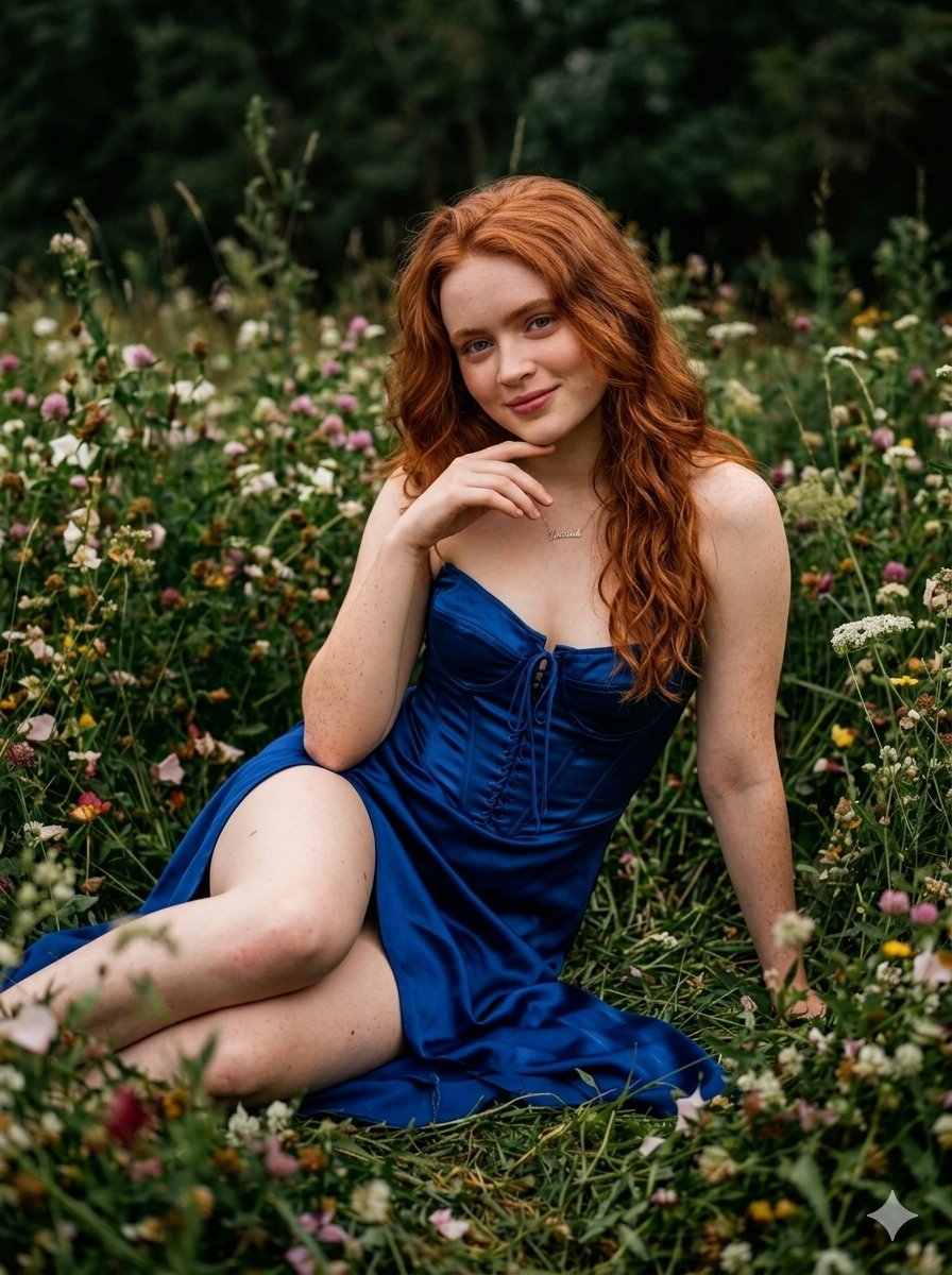 { "prompt": "photorealistic portrait of a beautiful young woman in her early 20s with lon…