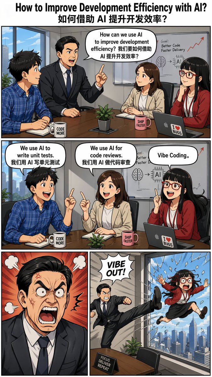 "Out the Window"（扔出窗外）梗式四格漫画 --- Prompt --- Create an "Out the Window" meme-sty…
