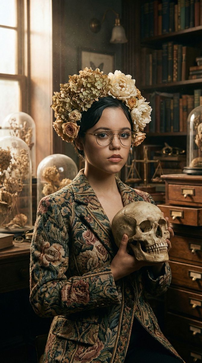 { "vibe_title_en": "Gothic Botanical Alchemy", "master_prompt": "一张超现实的中景照片，使用哈苏 500C/M 搭…