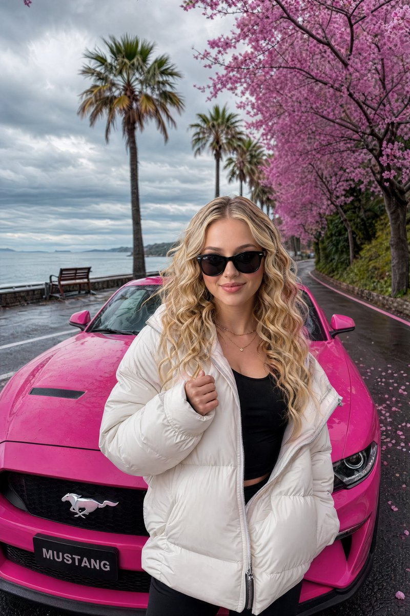 跟我一起兜个风吧。你准备好了吗? ChatGpt 上的 Gpt image 2 Prompt A stylish young woman with long wavy blond…