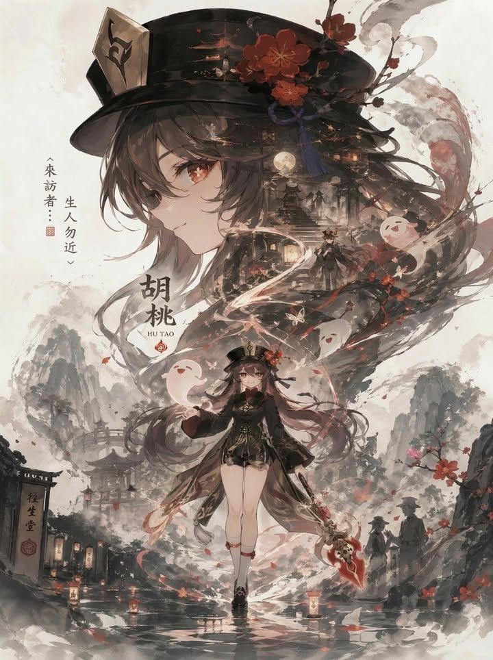 [XXX]的角色宣传海报，采用统一的竖版主视觉构图。每张海报遵循上大下小的层级式布局：上半部分以角色最具辨识度的头部、面部轮廓、面具或上半身剪影作为巨型视觉核心，形成极具识别度的…