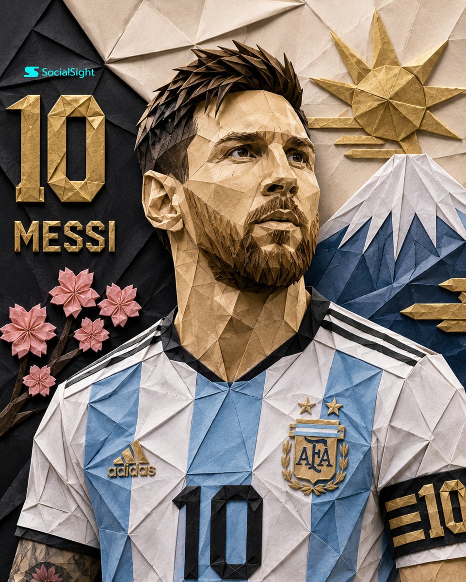 超精细折纸艺术肖像画,描绘克里斯蒂亚诺·罗纳尔多(Cristiano Ronaldo),完全由折叠纸层和几何折纸造型精心制作而成,逼真的纸张质感,带有可见的折痕和手工折叠痕迹,由…