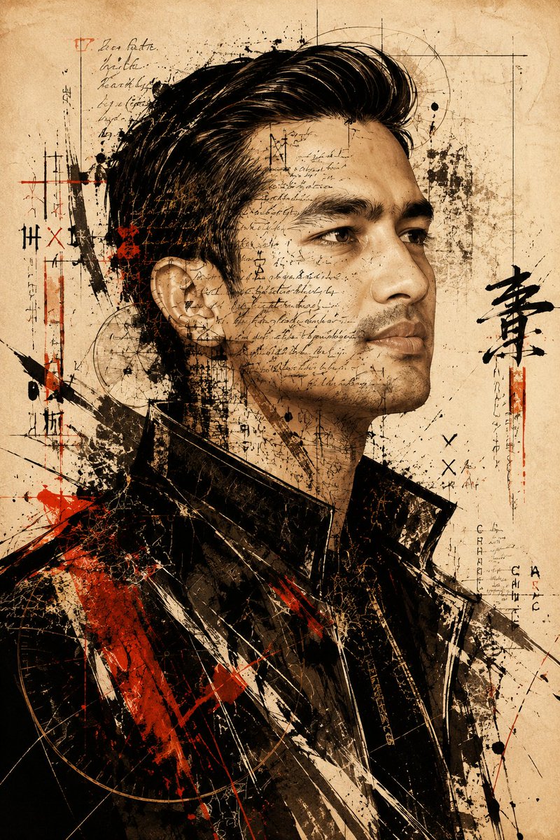 GPT Image 2 在 ChatGPT 上 提示⤵️ 使用上传的照片作为主要面部参考。保留参考图像中准确的面部结构、肤色、胡须形状、鼻子、眼睛和表情。一幅…