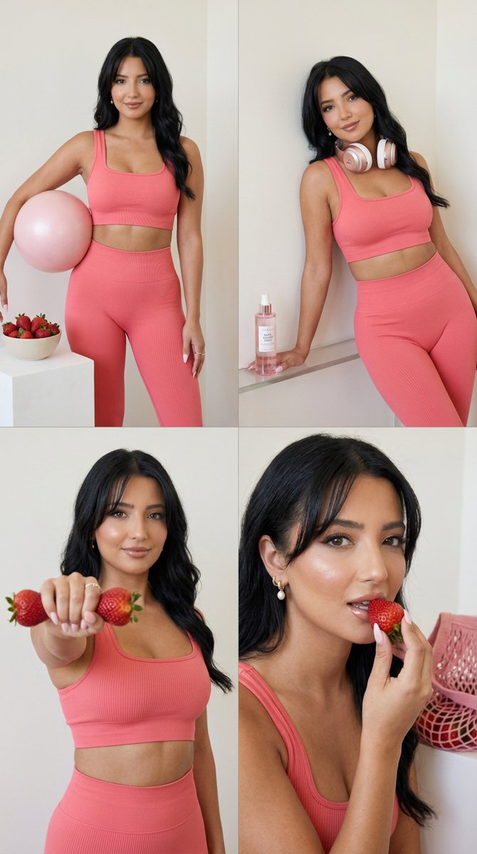 { "concept": "luxury_activewear_wellness_editorial_coral_pilates", "format": "2x2 polishe…