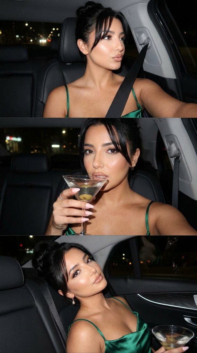 { "concept": "off_duty_night_car_selfie_itgirl_flash_martini（下班后夜间车内自拍 it-girl…