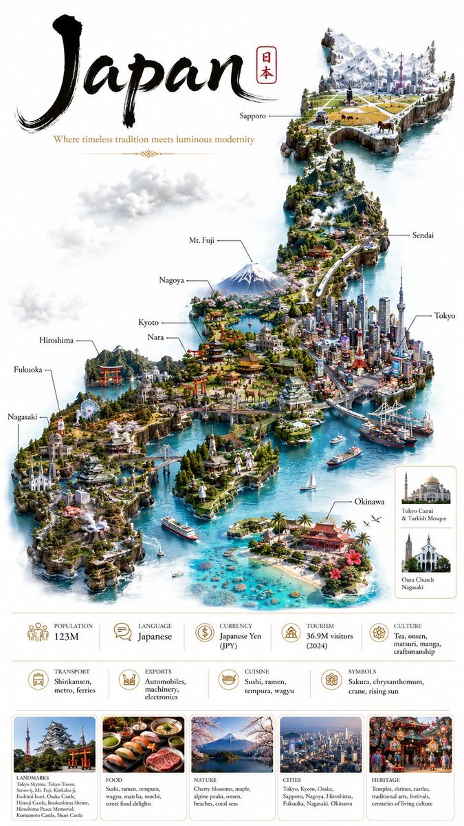 创作一张高端 9:16 超写实旅行海报，主题为[COUNTRY NAME]（国家名称），风格与奢华编辑级迷你地图立体模型相同：把这个国家呈现为一座可辨识的悬浮岛屿地图，具有戏剧性…