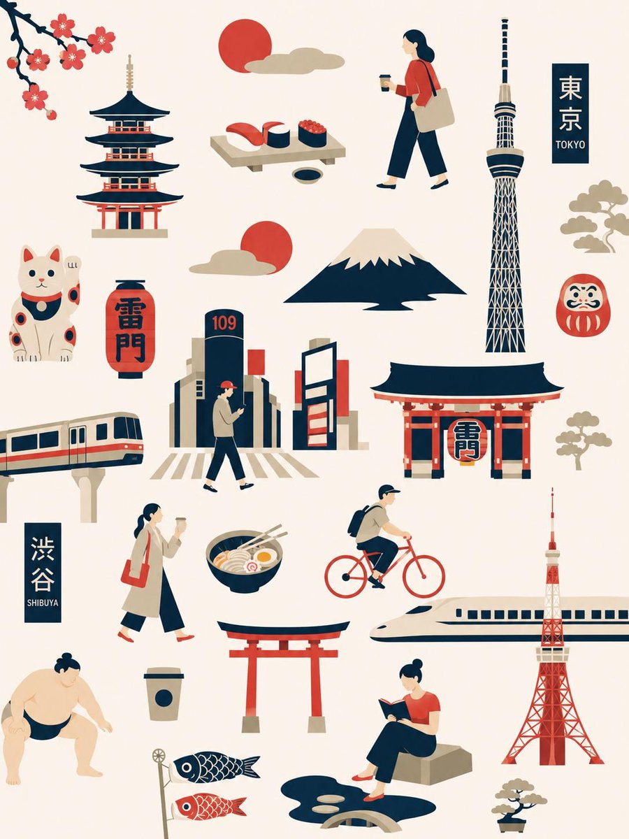 创建一幅精致的扁平矢量编辑图案插画，主题为[Melbourne]，以无缝的生活方式艺术拼贴形式构成，融合地标建筑、本地文化、度假场景和象征性的城市元素。 灵感源自高端斯堪的纳维亚…