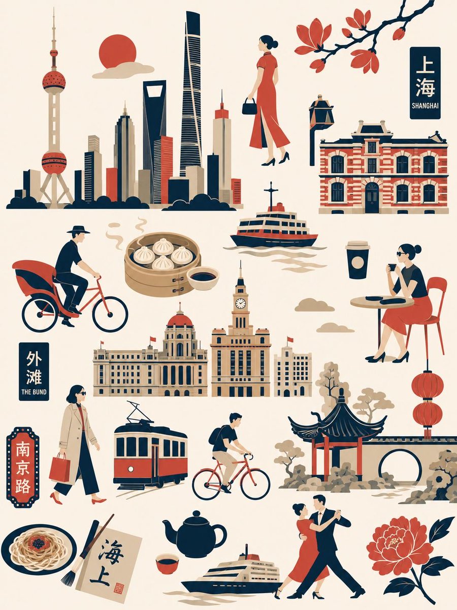 创建一幅精致的扁平矢量编辑图案插画，主题为[Melbourne]，以无缝的生活方式艺术拼贴形式构成，融合地标建筑、本地文化、度假场景和象征性的城市元素。 灵感源自高端斯堪的纳维亚…