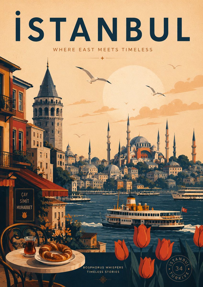 创作一张现代风格的AI生成旅行海报,灵感来自Etsy上Wild Fever Studio的美学风格,以(CITY)作为核心主题。将这座城市的本地特色与极简建筑插画、简化的几何形态…