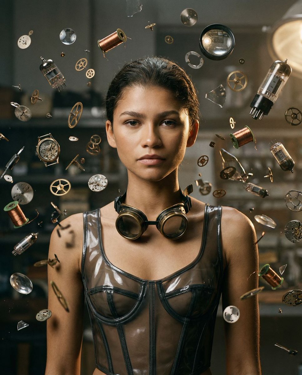 { "vibe_title_en": "Mechanical Weightlessness", "master_prompt": "A hyper-realistic cinem…
