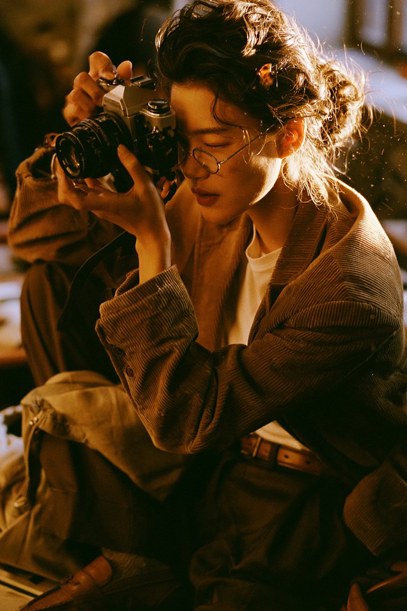 GPT Image 2 vs Midjourney v8.1 拍电影女孩 / Filming Girl 提示词 👇👇👇 GPT Image 2 超写实人像肖像:一位美丽的韩国女性…