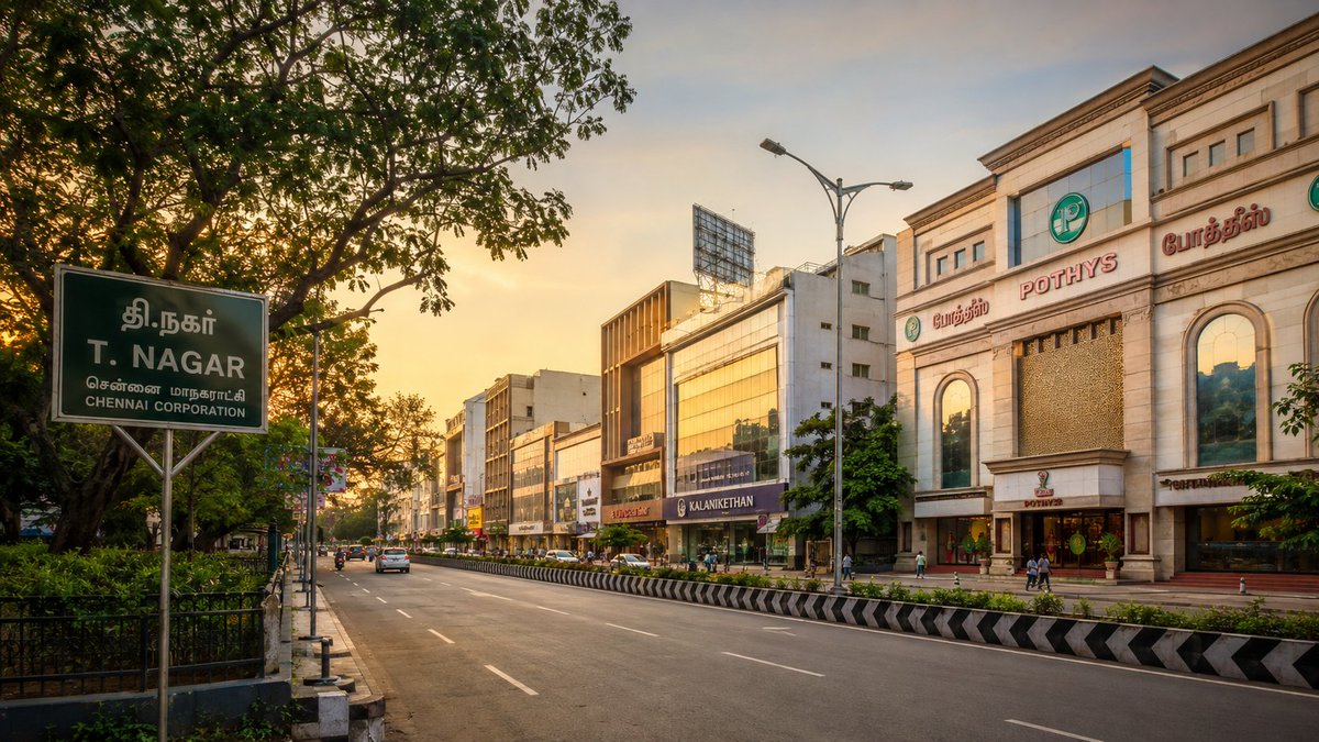 “我只想拍一张T Nagar(T·纳加尔)的漂亮照片,在单张图像中展现T Nagar的景观,不要出现太多的人物或交通。”