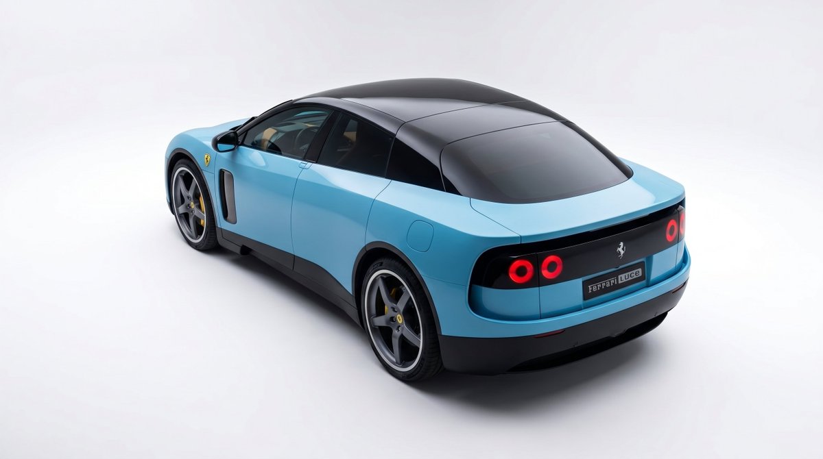 Referencias Aquí tienes 4 de las 6 imágenes generadas con Nano Banana del Ferrari Luce y…