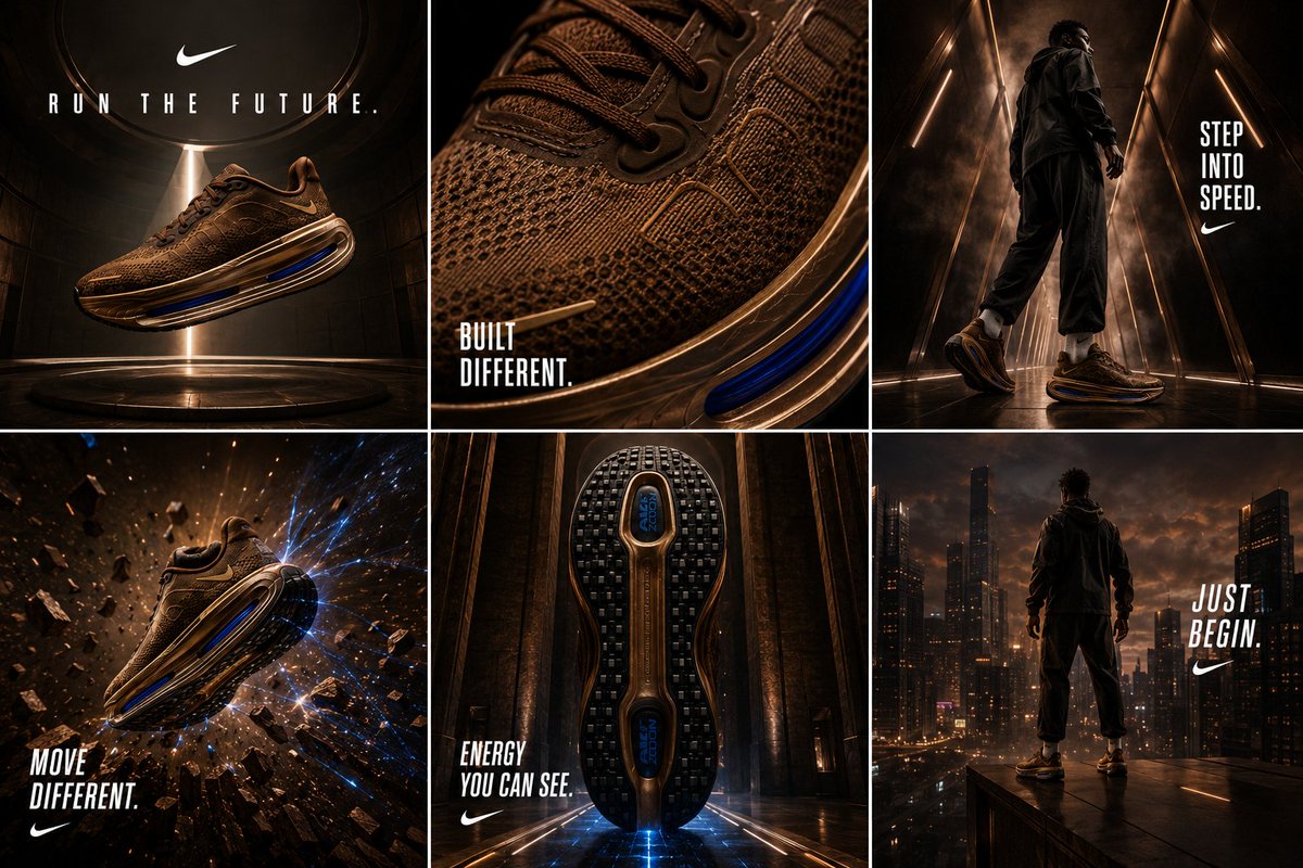 - NIKE VOMERO——“RUN THE FUTURE”（跑向未来） ULTRA CREATIVE JUMBO MASTER PROMPT — FINA…