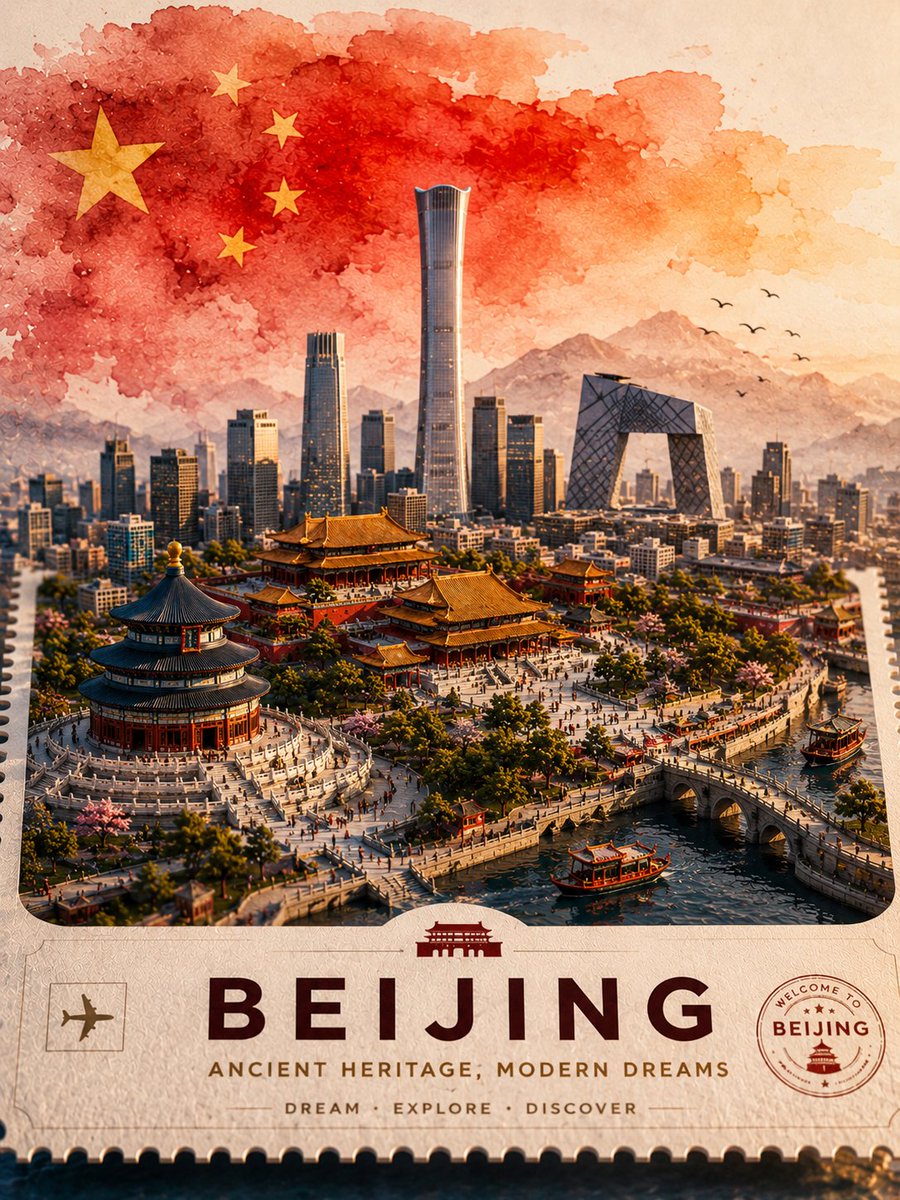 日本东京的超精细复古旅行海报插画，设计为高级收藏明信片或邮票艺术品。一幅令人惊叹的微型立体模型风格城市景观，将东京最具标志性的地标和谐地融合在同一个场景中。前景矗立着历史悠久的浅…