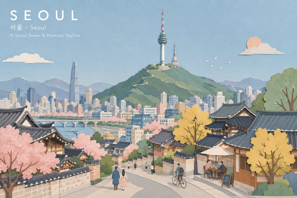 柔和粉彩拼贴纸艺风格 元提示 ===================================== 创作一幅精致的宽幅横版插画，描绘 [CITY/SUBJECT]（城市/主…