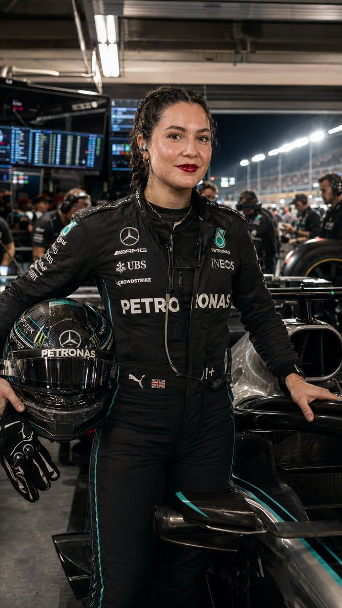 GPT Image 2 on ChatGPT THE FORMULA ONE DRIVER Prompt Share: USE THE WOMAN FROM REFERENCE…