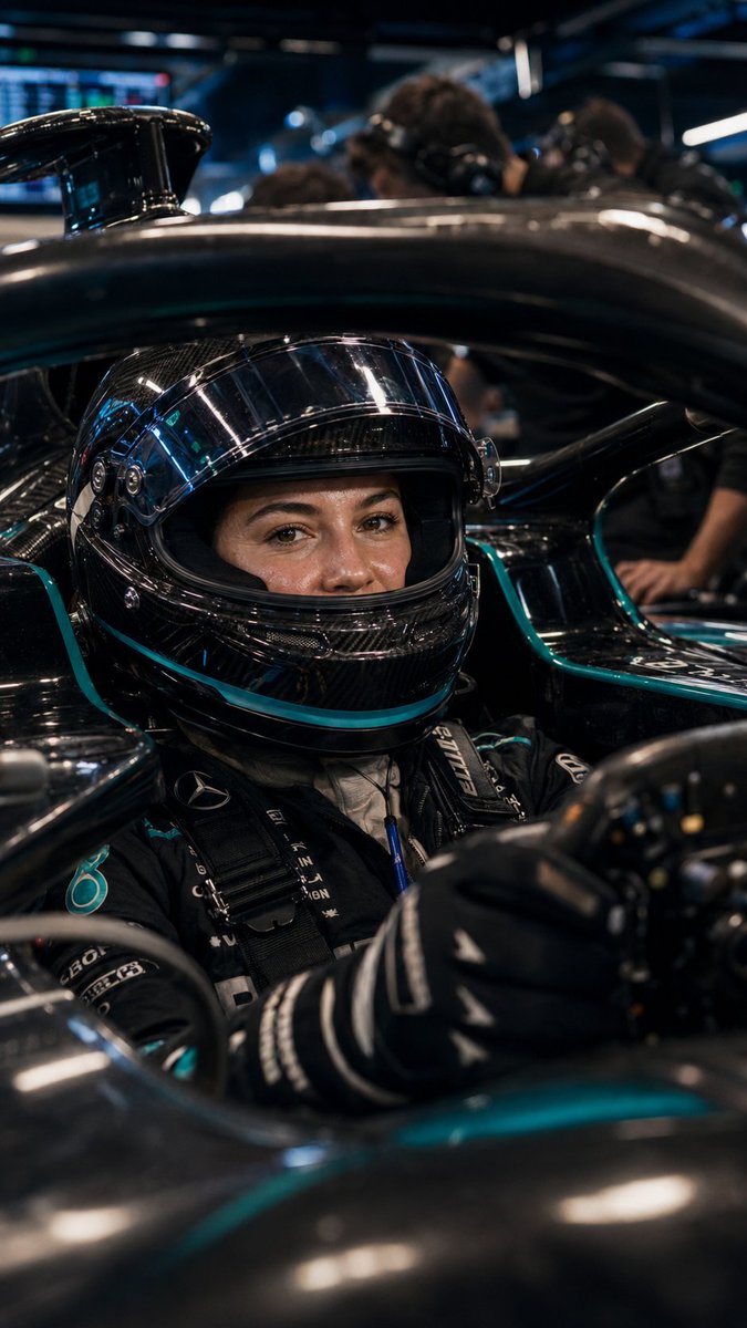 GPT Image 2 on ChatGPT THE FORMULA ONE DRIVER Prompt Share: USE THE WOMAN FROM REFERENCE…