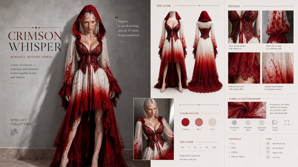 { "layout": { "aspect_ratio": "16:9", "format": "Luxury Fashion Campaign Presen…